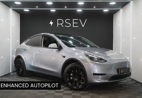 Tesla Model Y LONG RANGE RWD Enhanced Autopilot Quicksilver 20" Alloys Hardware 4 (AI 4)