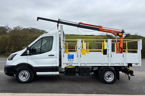 Ford Transit 350 Srw L2 130ps Dropside with PH150 Crane 7