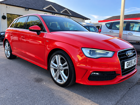 Audi A3 1.6 TDI S LINE 5dr 2 Owners 67000m Audi Service History inc Cambelt £20 Tax