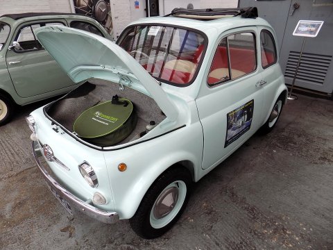 Fiat 500F Electric Conversion 45