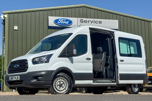 Ford Transit Crew Cab [SOLD CM] LWB L3H2 Medium Roof 350 Air Con Sensors EURO 6