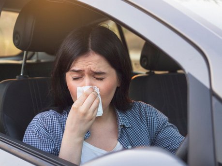 Driving tips for hay fever sufferers