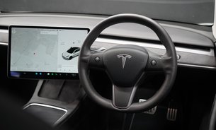 Tesla Model 3 PERFORMANCE Alcantara Dash and Door Trims Swivel Screen Mount  17