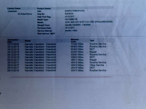 Honda Civic 1.8 Civic Si i-VTec 5dr 57