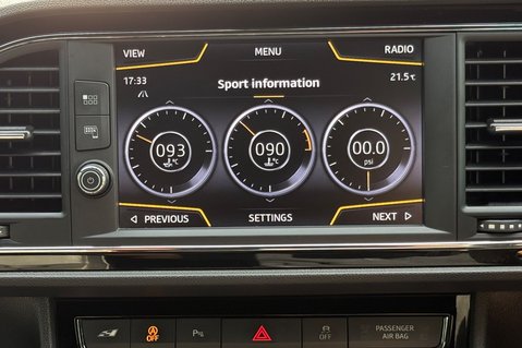 SEAT Leon TSI CUPRA 4DRIVE DSG ESTATE -BUCKET SEATS -CAMERA- SOUND -ACC -REVO STAGE 1 46