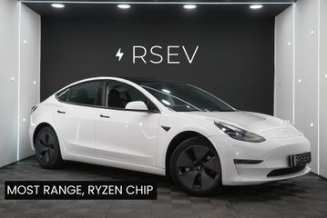 Tesla Model 3 Long Range RWD Best for Range Ryzen GROK AI Black Interior One Owner VAT Q