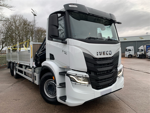 Iveco S-Way 5700WB 360 c/w Hi-Ab 258-EP Hi Duo Crane Triple Dropside body *NEW* 1