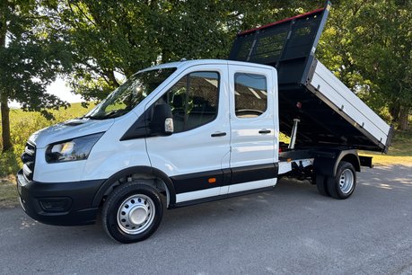 Ford Transit 350 Drw L3 130 ps Crew Cab Tipper - Air Conditioning