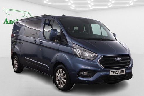 Ford Transit Custom Crew Cab AUTO LWB L2H1 Low Roof Limited 320 Air Con Alloys Cam EURO 6