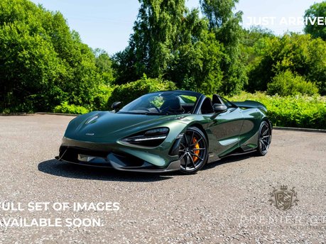 McLaren 765LT SPIDER. INFORMATION COMING SOON. 