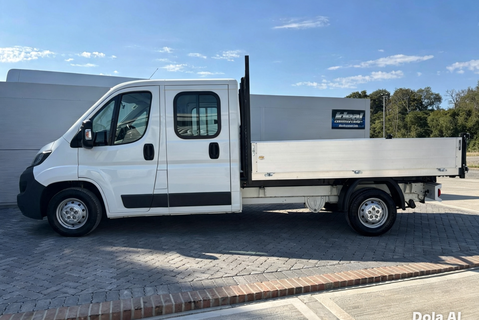Peugeot Boxer 335 2.2 Hdi 130 ps Crew Cab Tipper - Air Con - Ex MOD 9