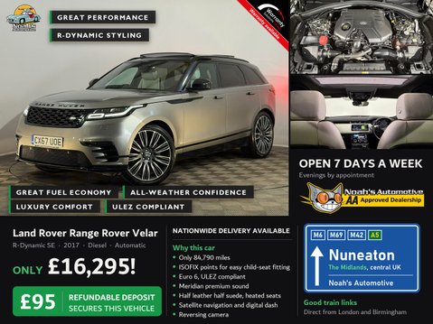 Land Rover Range Rover Velar R-DYNAMIC SE D300 3.0 V6 AUTOMATIC 4WD 2