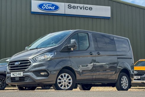 Ford Transit Custom Crew Cab AUTO SWB L1H1 Low Roof Limited 300 Air Con Alloys EURO 6