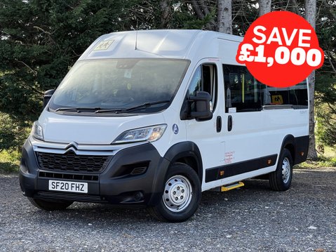 Citroen Relay 40 L4H2 17 SEAT LIGHTWEIGHT NON-D1 MINIBUS with RAMP, SENSORS. Euro 6 1