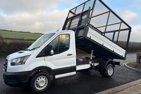 Ford Transit 350 Drw L2 130 ps Single Cab Caged Tipper - Tow Axle