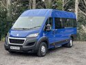 Peugeot Boxer 440 L4H2 17 seat Lightweight NON-D1 minibus w/full ramp, sensors, ULEZ.