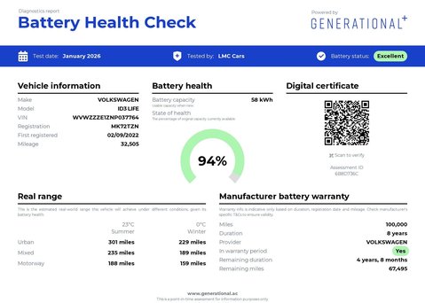 Volkswagen ID.3 ID3 Life 5dr 7