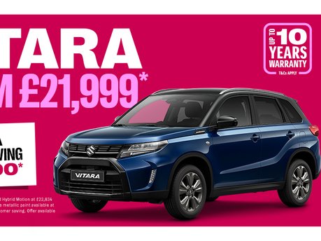 SUZUKI VITARA £5,300 CUSTOMER SAVING
