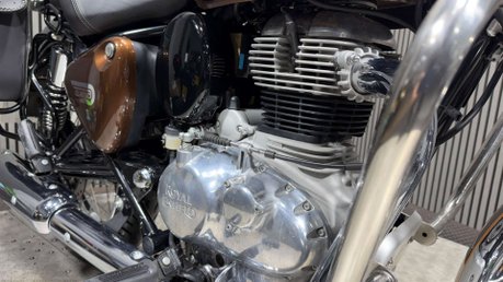 Royal Enfield Classic 2023 LESS THAN 2K OUTSTANDING CONDITION PANNIERS SCREEN ETC 350CC 43
