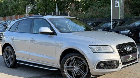 Audi Q5 TDI QUATTRO S LINE PLUS -£7K EXTRAS -PAN ROOF -B&O -MEM SEATS -KEYLESS -CAM 
