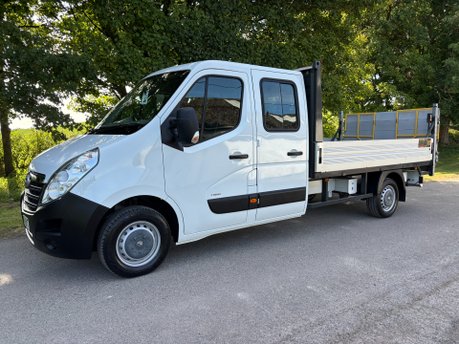 Vauxhall Movano F3500 L3 H1 125 ps Cdti Crew Cab Dropside with Tail Lift - Air Con