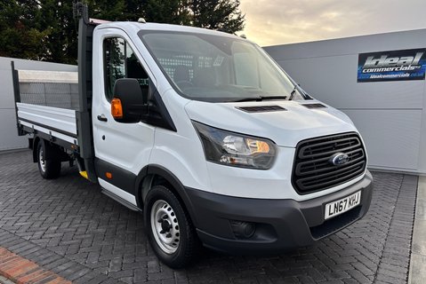 Ford Transit 350 L3 Srw 130 ps Dropside Truck with Tail Lift - Air Con / Sat Nav 1