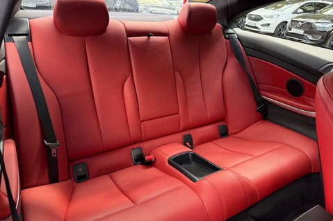 BMW 4 Series 435D XDRIVE M SPORT -ADAPTIVE SUSPENSION -CORAL RED LEATHER  24