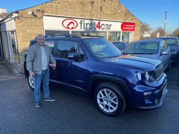 George came from the Midlands to collect his new Jeep Renegade.