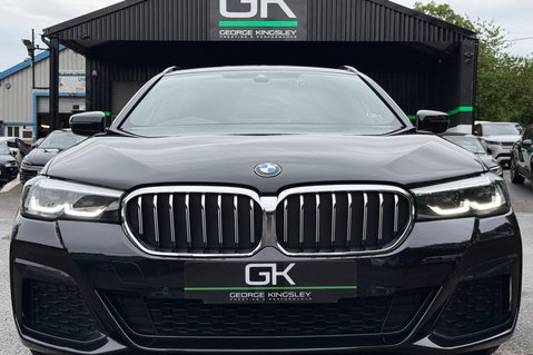 BMW 5 Series 520D M SPORT TOURING -FULL SERVICE HISTORY -TWIN DASHCAMS -GHOST -BIG AUDIO 12