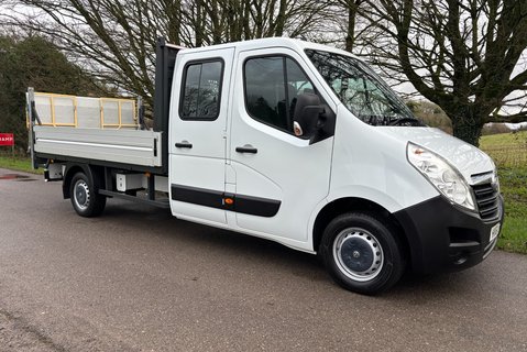 Vauxhall Movano F3500 L3 H1 Double Cab Dropside Truck with Tail Lift - Air Con 5