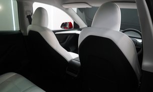 Tesla Model Y RWD Comfort Suspension White Interior Multi Coat Red One Owner Pristine 15