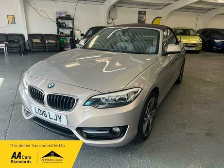 BMW 2 Series 2.0 220d Sport Auto Euro 6 (s/s) 2dr 2