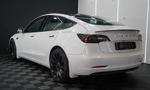 Tesla Model 3 PERFORMANCE Alcantara Dash and Door Trims Swivel Screen Mount  3