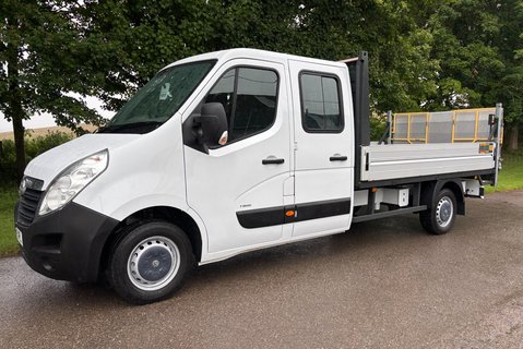 Vauxhall Movano F3500 L3 H1 125 ps Cdti Crew Cab Dropside with Tail Lift - Air Con 1