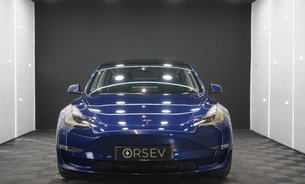 Tesla Model 3 PERFORMANCE AWD Deep Blue Metallic Ryzen GROK AI Adaptive LEDs 9