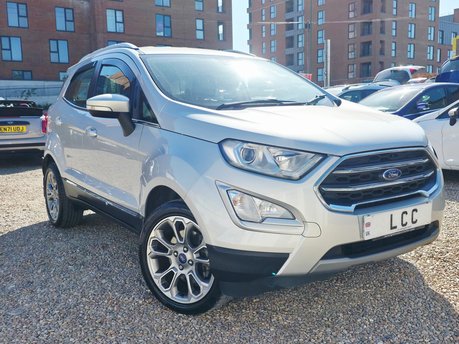 Ford Ecosport TITANIUM…7 SERVICES.. 1 PREVIOUS KEEPER.. SAT NAV..LEATHER..AIR CON...     