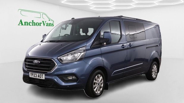 Ford Transit Custom Crew Cab AUTO LWB L2H1 Low Roof Limited 320 Air Con Alloys Cam EURO 6 1