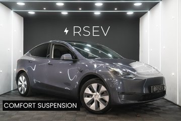 Tesla Model Y LONG RANGE AWD Comfort Suspension Midnight Silver GROK AI One Owner VAT Q