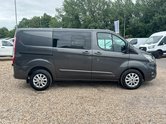 Ford Transit Custom Crew Cab AUTO SWB L1H1 Low Roof Limited 300 Air Con Alloys EURO 6 6
