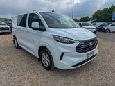 Ford Transit Custom Crew Cab SWB L1H1 Limited 320 A/C Alloys Camera Nav Sensors EURO 6 5