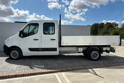 Vauxhall Movano F3500 L3 125 ps Crew Cab Tipper - Air Con - Euro 6 9