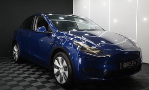 Tesla Model Y LONG RANGE AWD Enhanced Autopilot Auto Park & Summon Deep Blue Metallic 8