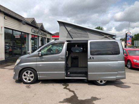 Nissan Elgrand 3.5 V6 Automatic Highway Star 4 berth Camper van with pop up roof 57000m 2