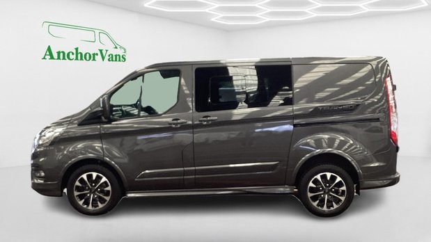 Ford Transit Custom Crew Cab SWB L1H1 Low Roof Sport 320 Air Con Alloys Sensors Cam EURO 6 7