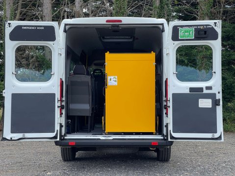 Peugeot Boxer 2.2 Boxer 440 L4H2 17-seat Non-D1 Lightweight minibus with full width ramp. 12