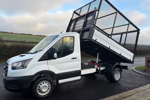 Ford Transit 350 Drw L2 130 ps Single Cab Caged Tipper - Tow Axle 1