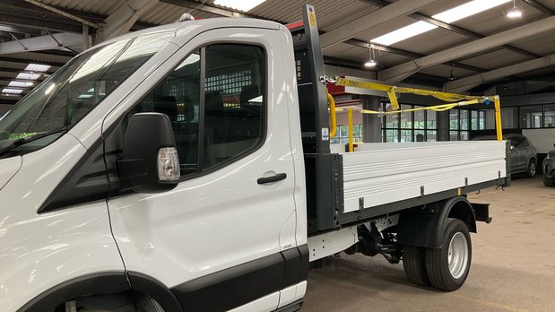 Ford Transit Tipper MWB L2 Leader 350 Air Con Dual Rear Wheel Sensors Cam Tow Bar EURO 6 8