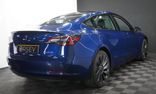 Tesla Model 3 PERFORMANCE AWD Deep Blue Metallic GROK AI RYZEN 20" ALLOYS BLACK INTERIOR 8