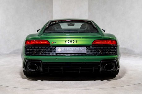 Audi R8 V10 PERFORMANCE EDITION. RWD. SONOMA GREEN. CARBON EXT. FULL PPF. B&O. 5