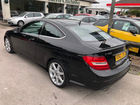 Mercedes-Benz C Class C180 BLUEEFFICIENCY AMG SPORT 1.6 Petrol Coupe Automatic 12